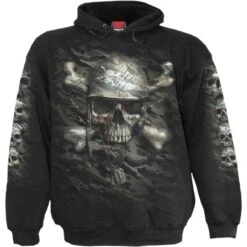 Spiral CAMO-SKULL - Hoody Black