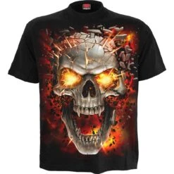 Spiral SKULL BLAST - T-Shirt Black