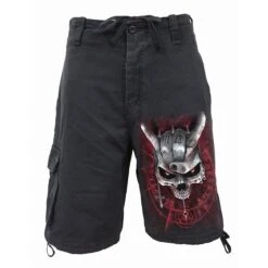 Spiral NEVER TOO LOUD - Vintage Cargo Shorts Black