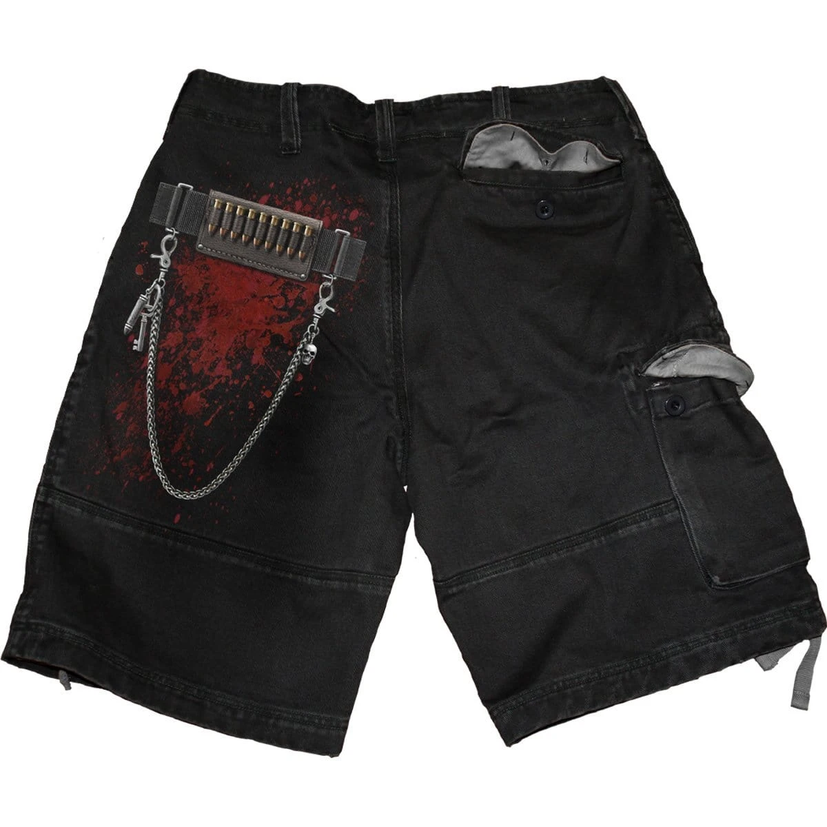 Spiral HOLSTER - Vintage Cargo Shorts Black - Image 2