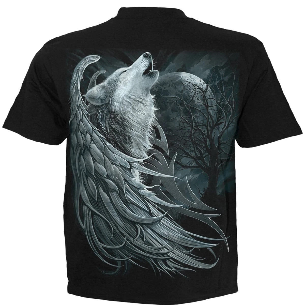 Spiral WOLF SPIRIT - T-Shirt Black - Image 2