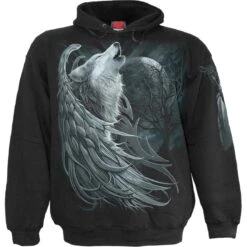 Spiral WOLF SPIRIT - Hoody Black