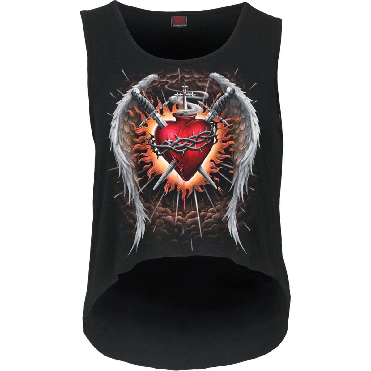 Spiral SACRED WINGS - Under-laced Skater Vest