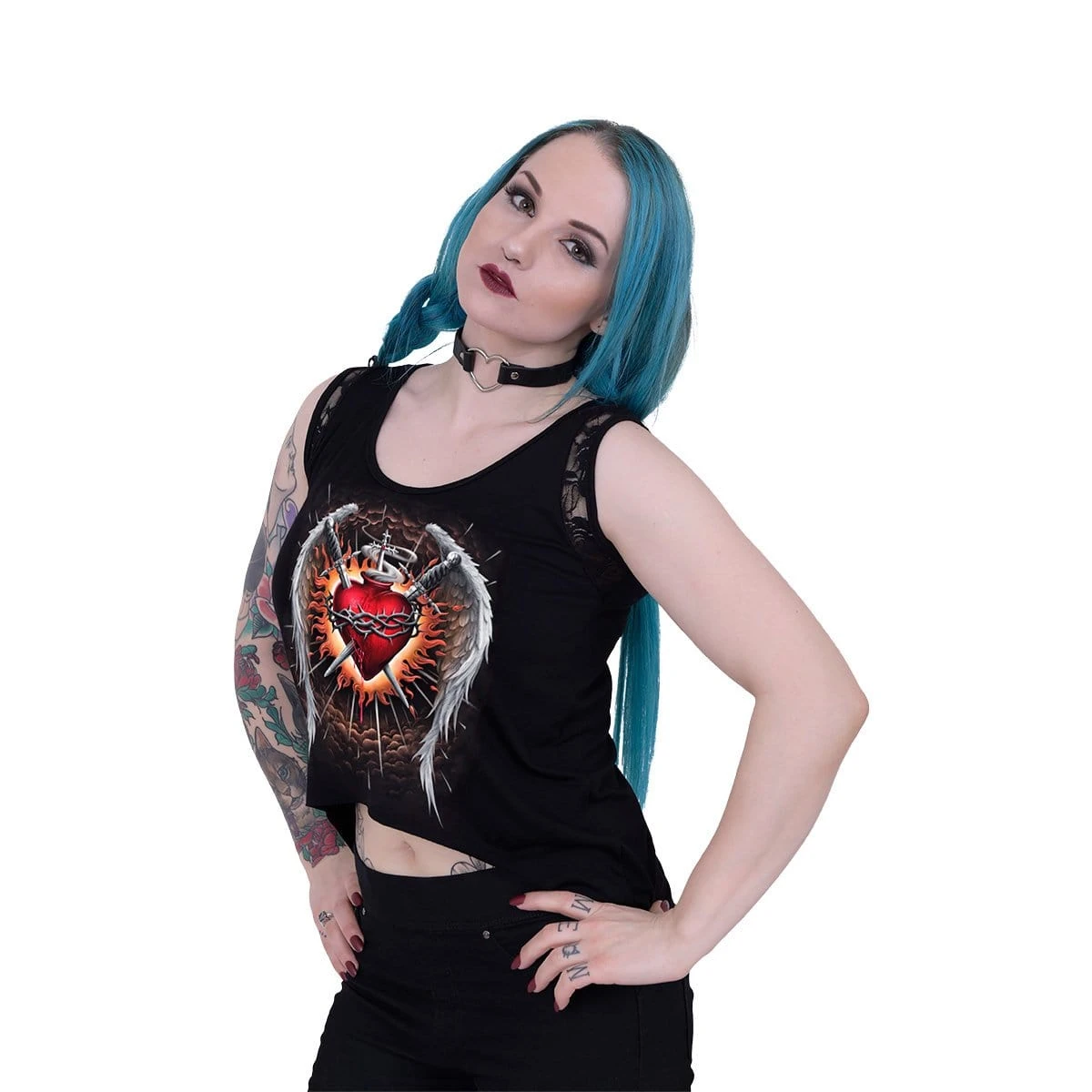 Spiral SACRED WINGS - Under-laced Skater Vest - Image 2