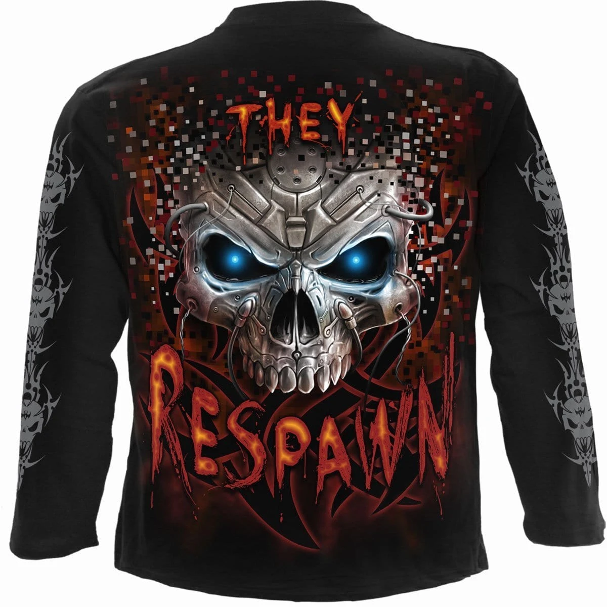 Spiral RESPAWN - Longsleeve T-Shirt Black - Image 2