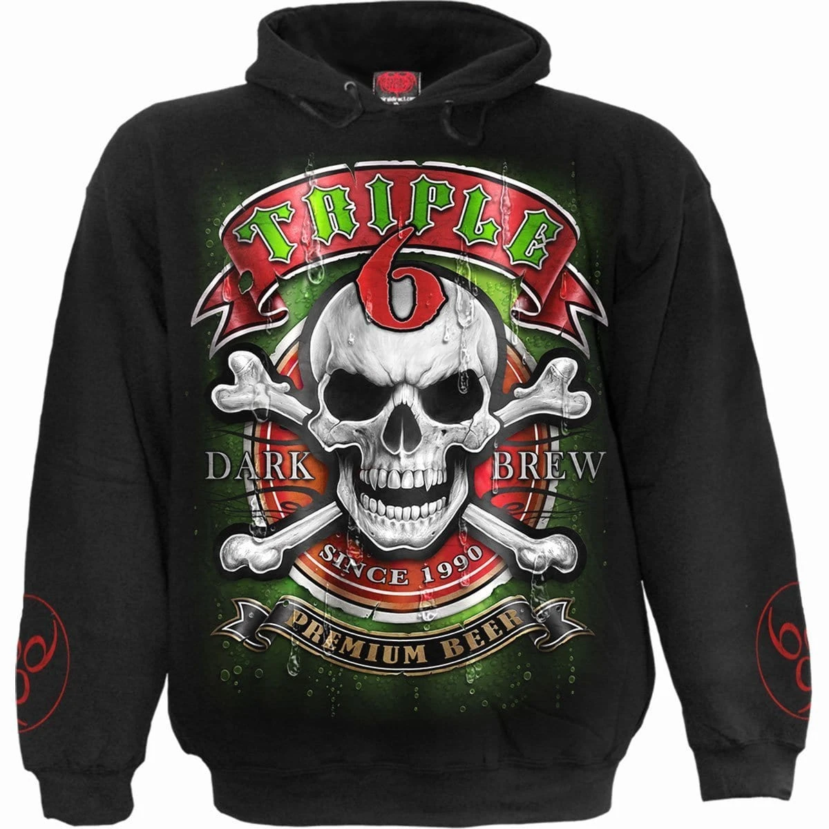 Spiral TRIPLE 6 - Hoody Black