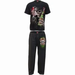 Spiral TRIPLE 6 - 4pc Mens Gothic Pyjama Set