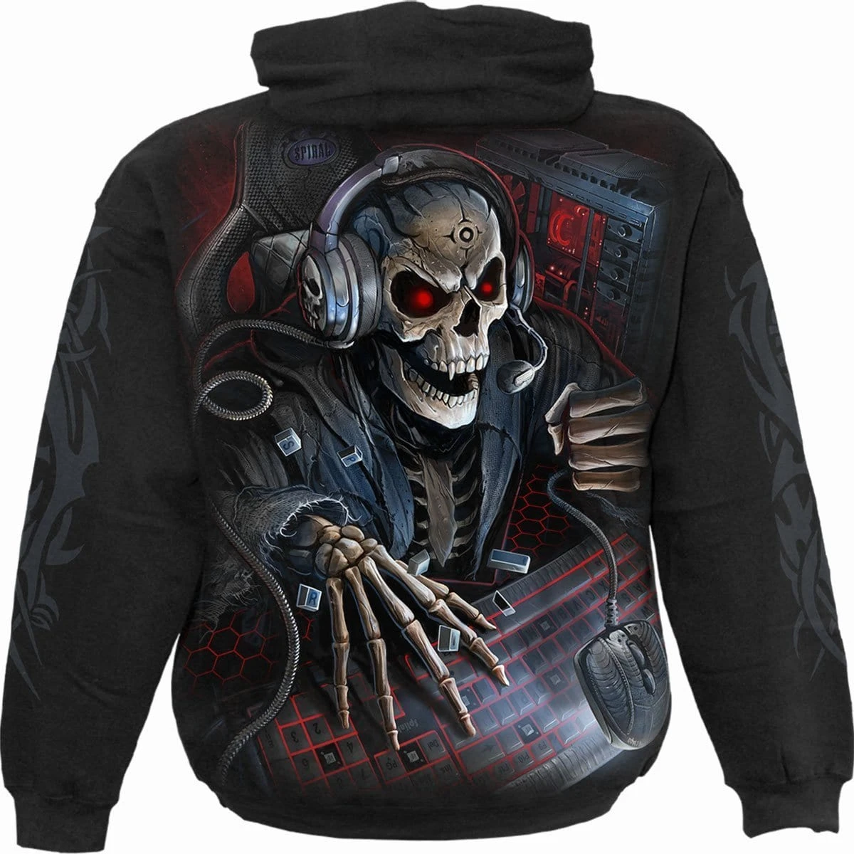 Spiral PC GAMER - Kids Hoody Black - Image 2