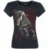 Spiral INFERNAL UNICORN - Girls Boatneck Cap Sleeve T-Shirt