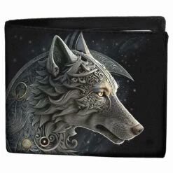 Spiral CELTIC WOLF - BiFold Wallet With RFID Blocking And Gift Box