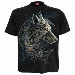 Spiral CELTIC WOLF - T-Shirt Black
