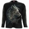 Spiral CELTIC WOLF - Longsleeve T-Shirt Black