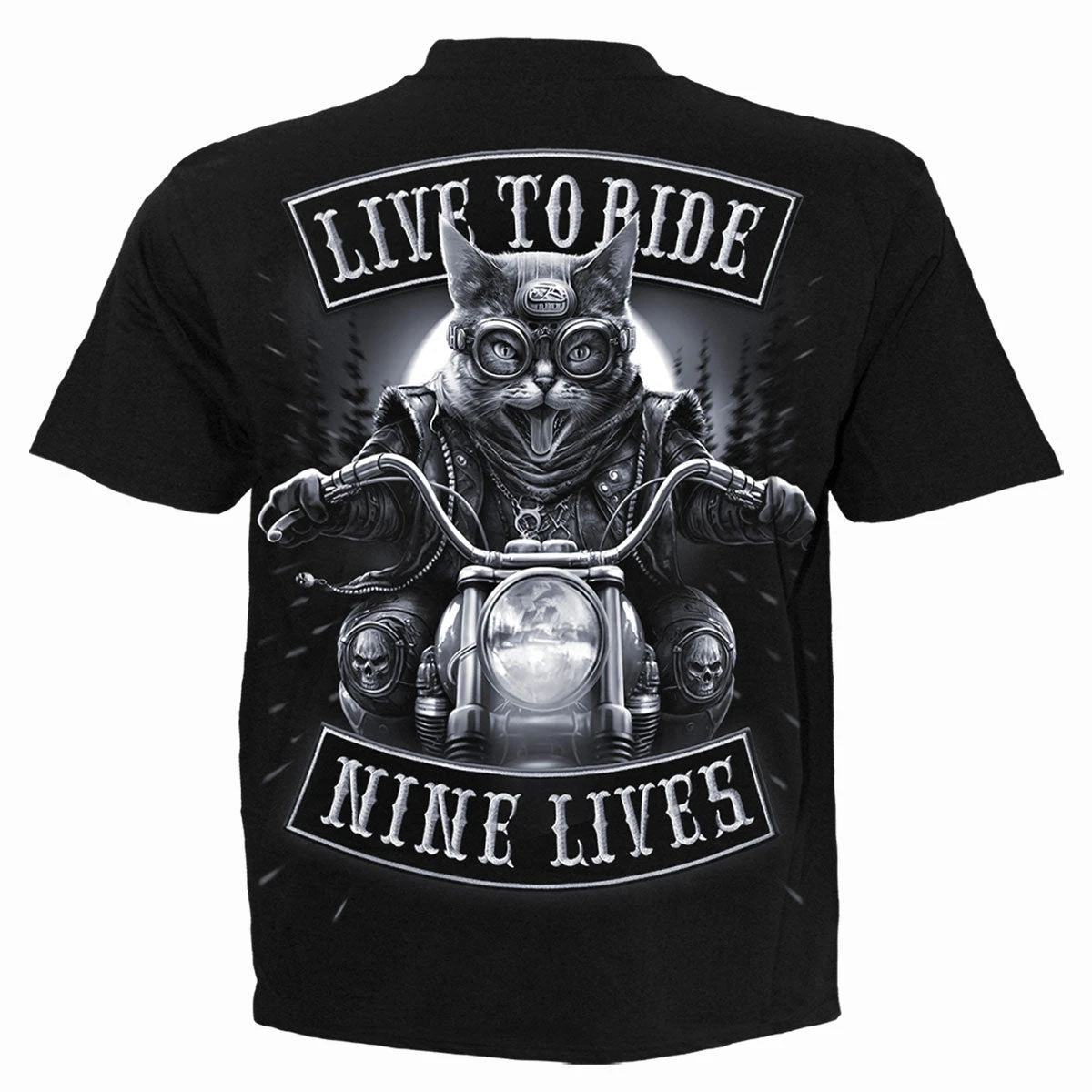 Spiral NINE LIVES - T-Shirt Black - Image 2