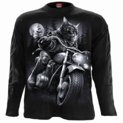 Spiral NINE LIVES - Longsleeve T-Shirt Black