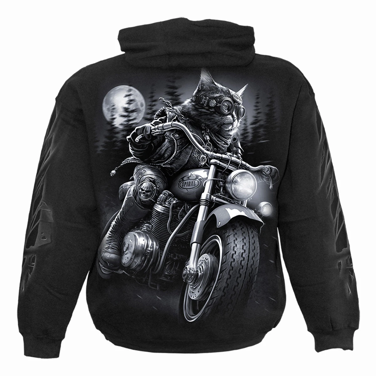 Spiral NINE LIVES - Hoody Black - Image 2