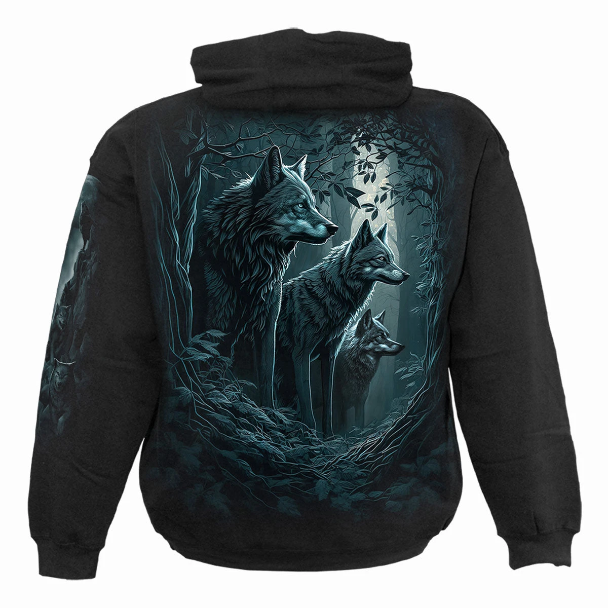 Spiral FOREST GUARDIANS - Hoody Black - Image 2