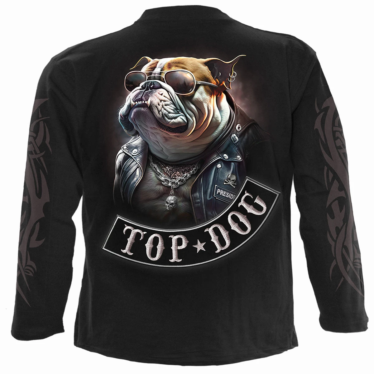 Spiral TOP DOG - Longsleeve T-Shirt Black - Image 2