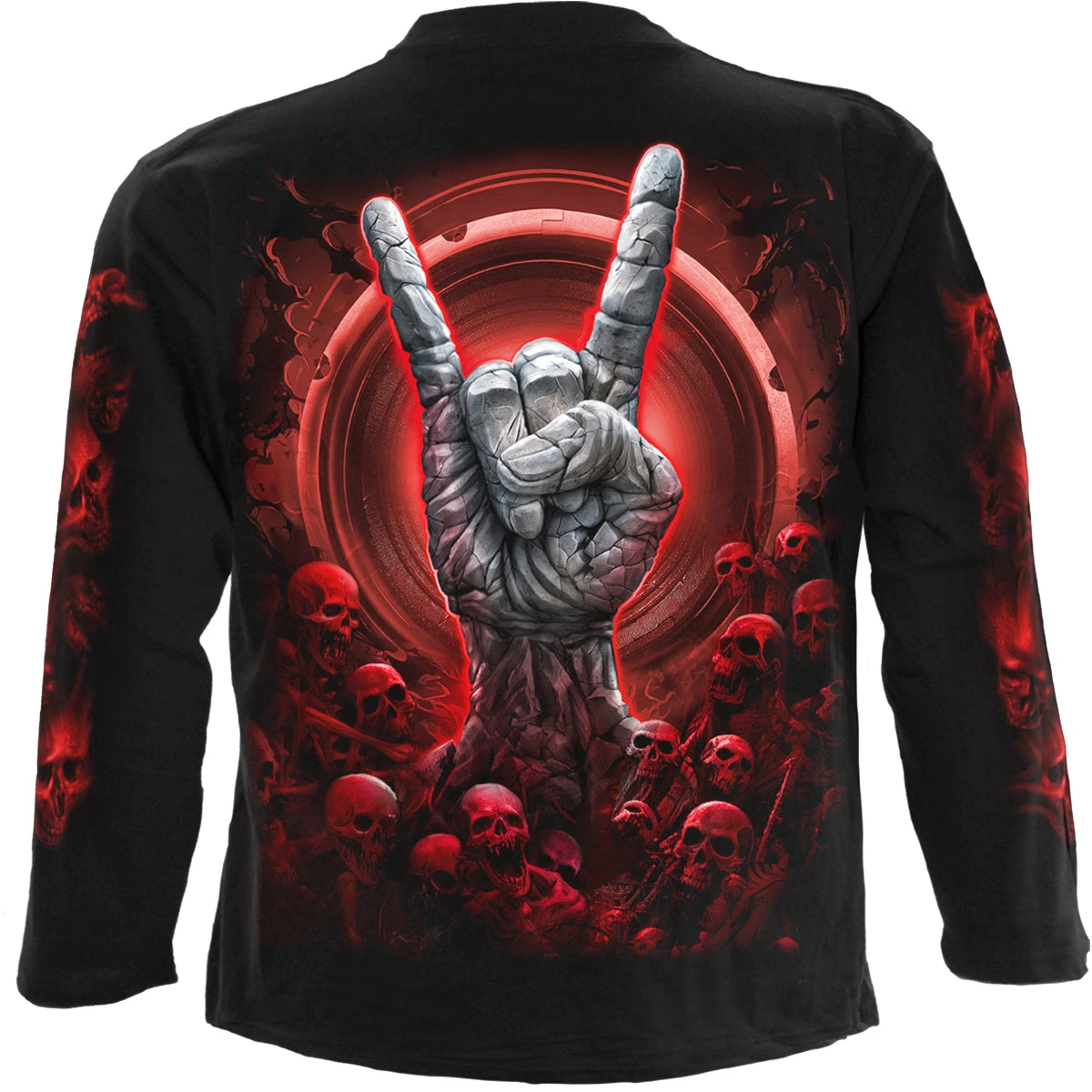 Spiral TOMB OF ROCK - Longsleeve T-Shirt Black - Image 2