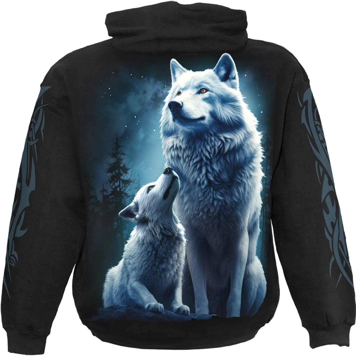 Spiral WOLF GUARDIAN - Hoody Black - Image 2