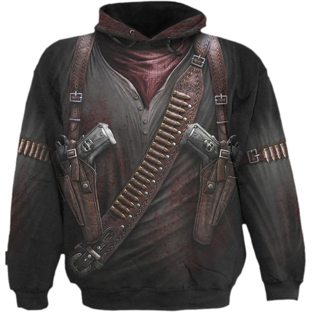 Spiral HOLSTER WRAP - Allover Hoody Black