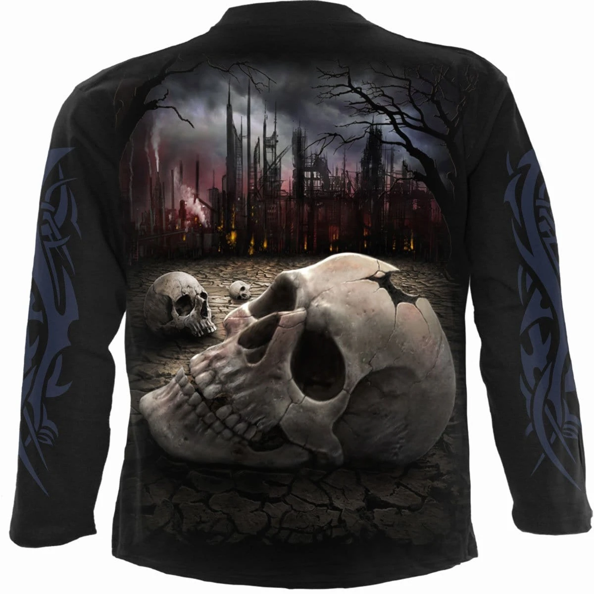 Spiral DEAD WORLD - Longsleeve T-Shirt Black - Image 2