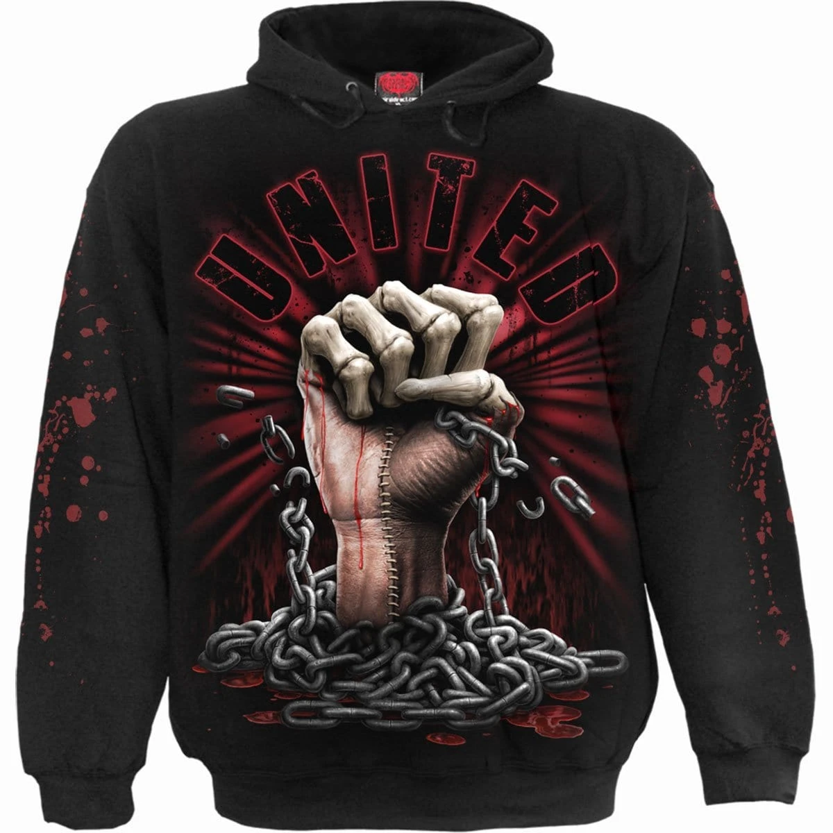 Spiral WE BLEED TOGETHER - Hoody Black