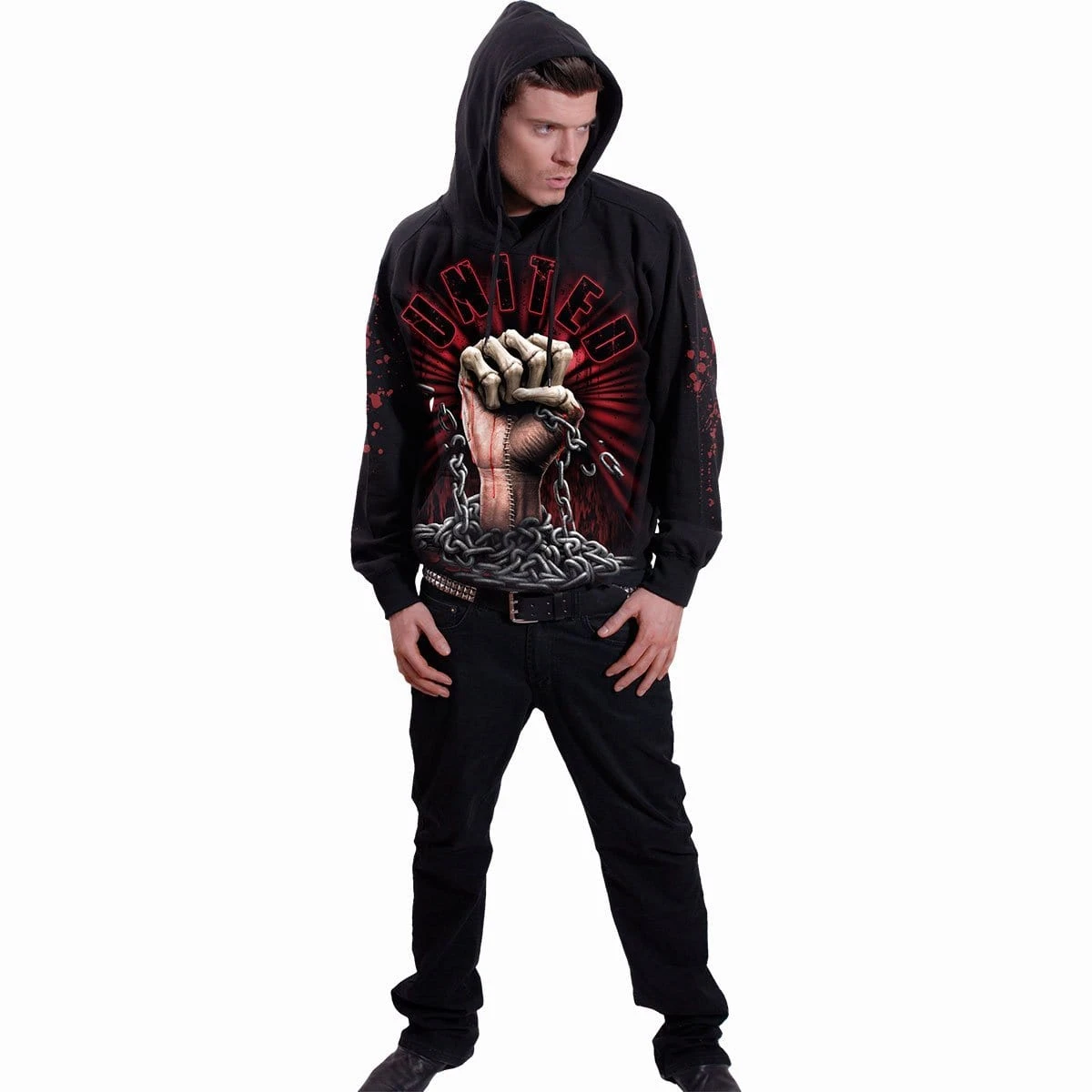 Spiral WE BLEED TOGETHER - Hoody Black - Image 3